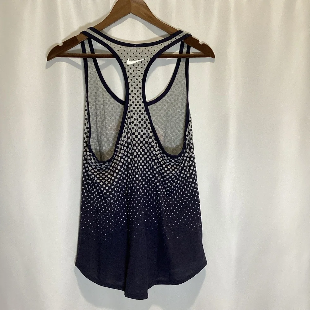 1241. Women’s Nike Chicago Bears Grey & Blue Tank EUC Size XL - Picture 2 of 3